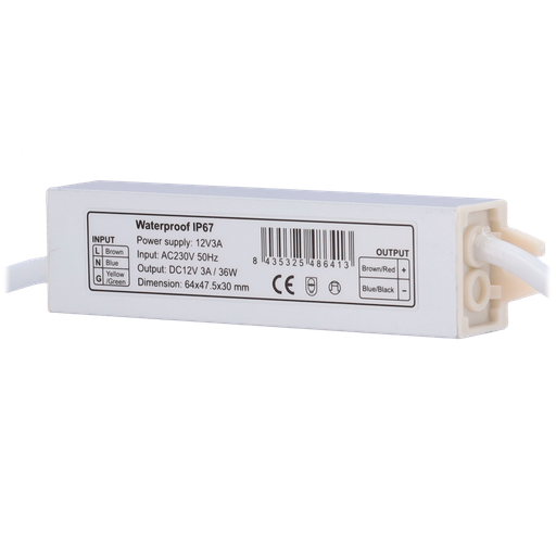 [DC12V3A-IP67] DC12V3A-IP67