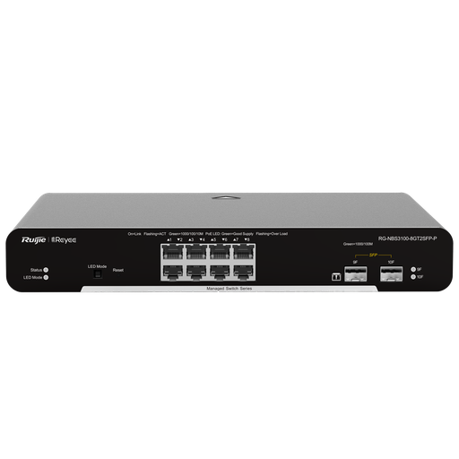 [RG-NBS3100-8GT2SFP-P] RG-NBS3100-8GT2SFP-P