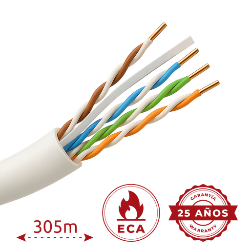 [UTP6A-305-PVC-Eca] UTP6A-305-PVC-Eca