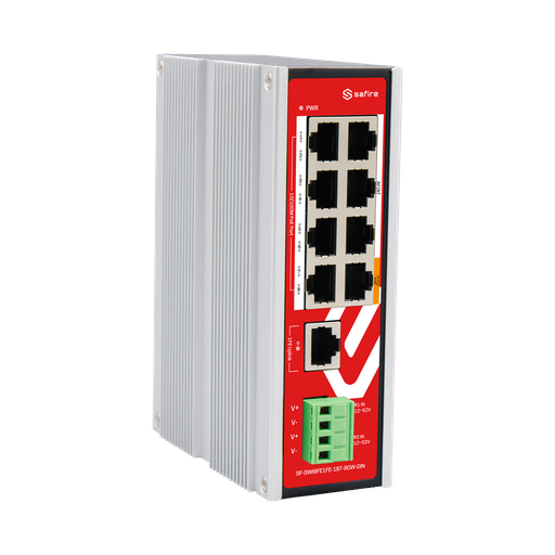 [SF-SWI8FE1FE-1BT-80W-DIN] SF-SWI8FE1FE-1BT-80W-DIN