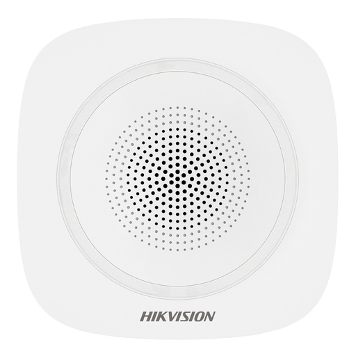 [DS-PS1-I-WE(B)
(Blue Indicator)] Sirena inalámbrica de interior compatible 868 Mhz Hikvision AXPRO Indicador Azul